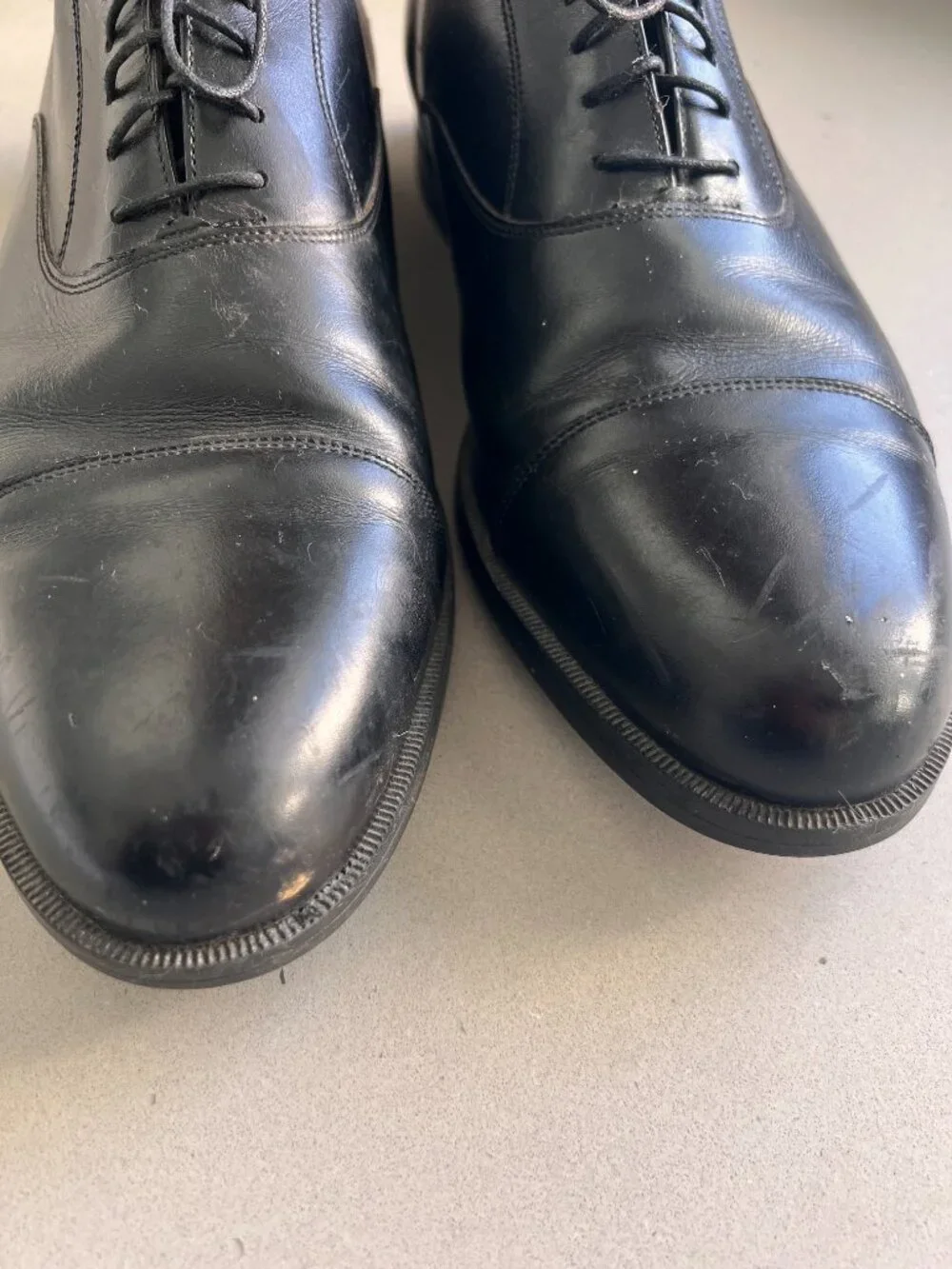 Florsheim Comfortech 20398 Black Leather Cap Toe Oxford Dress Shoes Mens Size 13